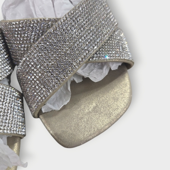 Reaction Kenneth Cole Women Mix X-Band Ankle Strap Sandal Size US 8.5M *Read - Picture 13 of 16